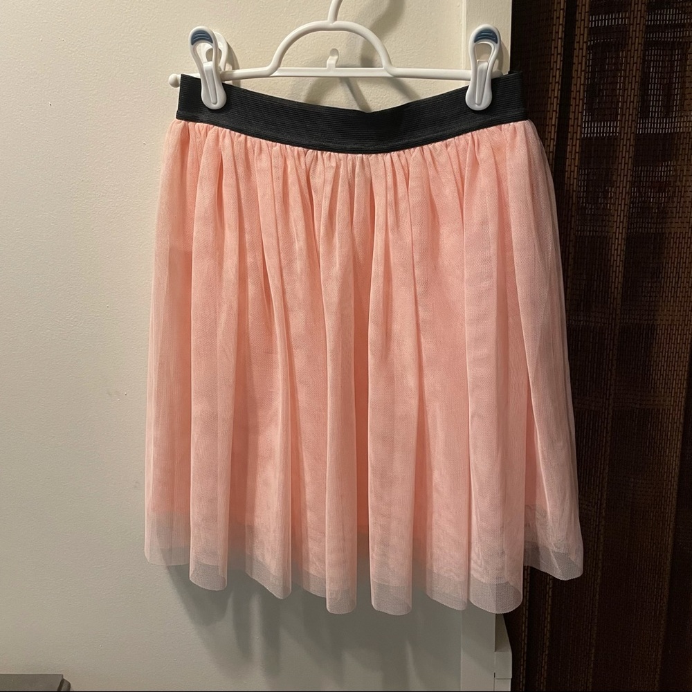 Peach colored tutu skirt